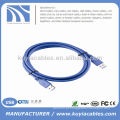Alta qualidade cabo de cabo USB 3.0 azul macho para macho para PC e Mac compatível